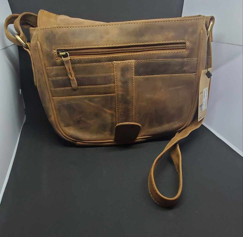 Sac bandoulière en cuir de vachette 20602