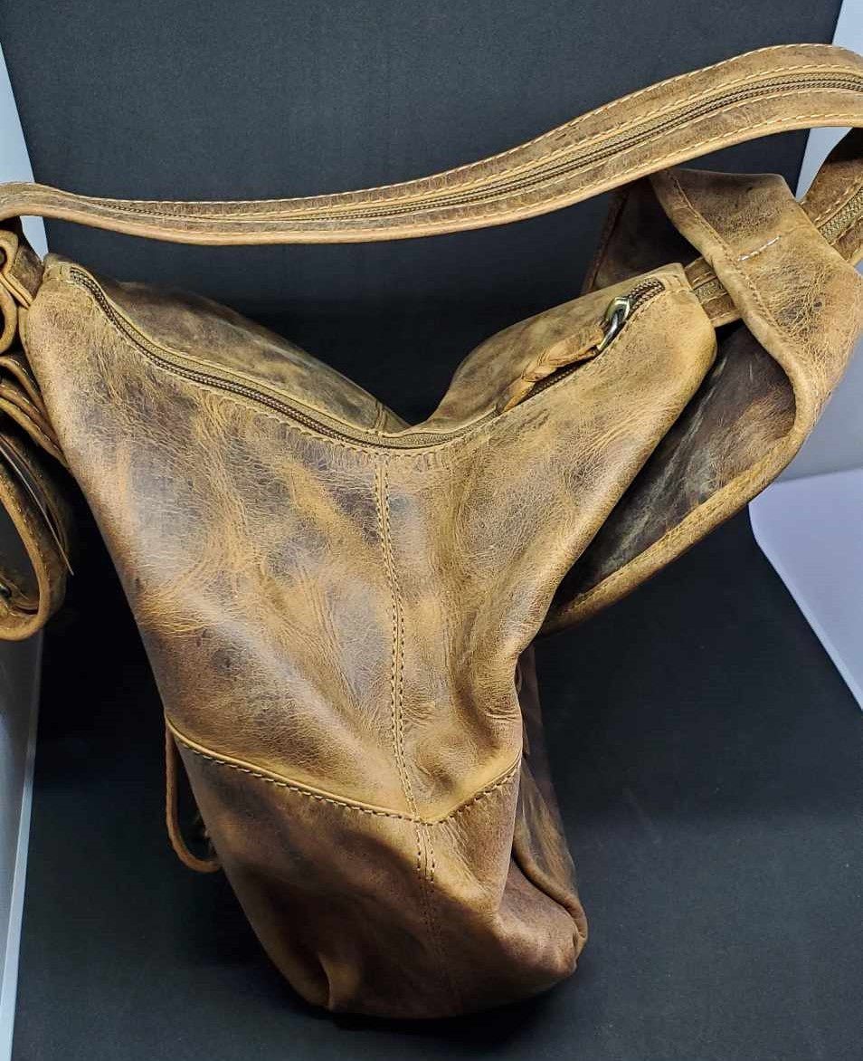 Sac à dos en cuir de vachette 20609