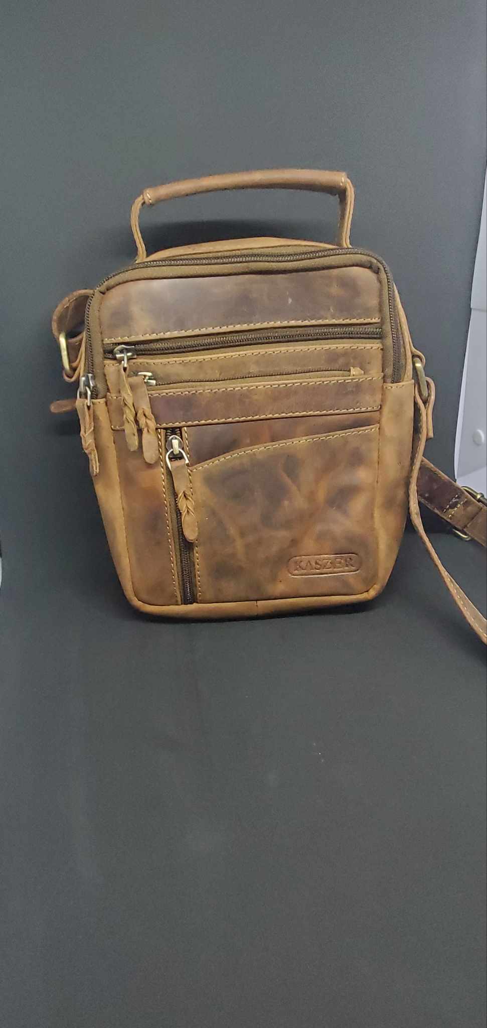 Sacoche en cuir de vachette 20692