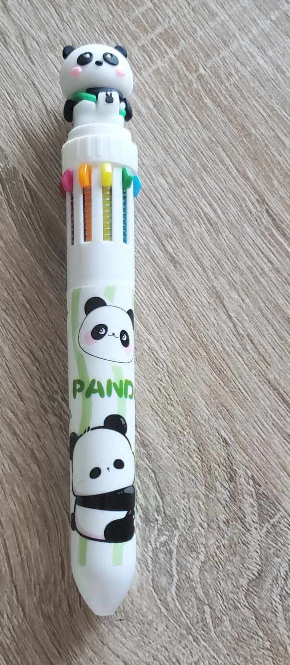 Stylos panda 10 couleurs