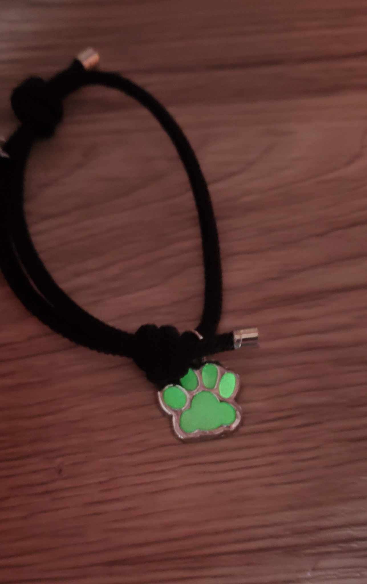 Bracelets aimanté pour couple avec pattes d'animaux