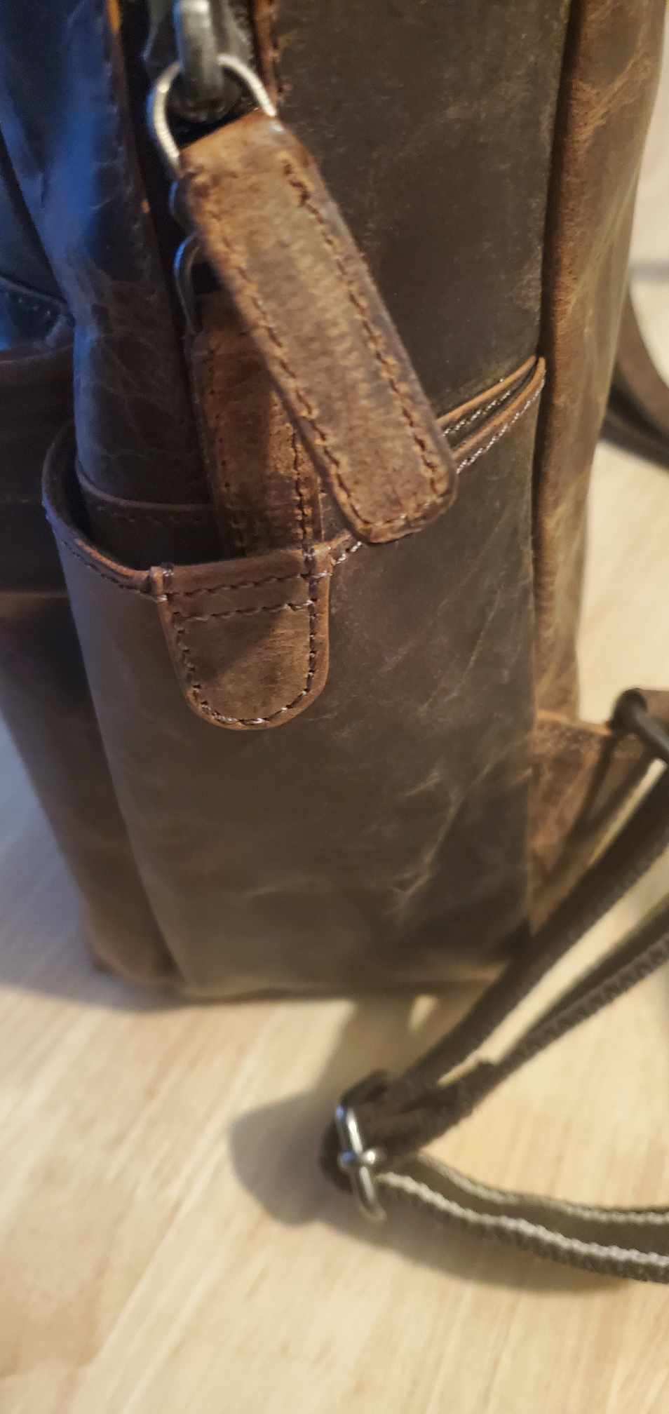 Sac à dos en cuir de buffle 20094