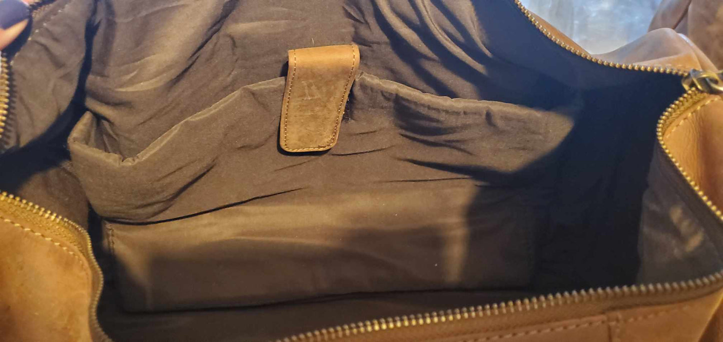 Sac week-end en cuir de vachette 20846