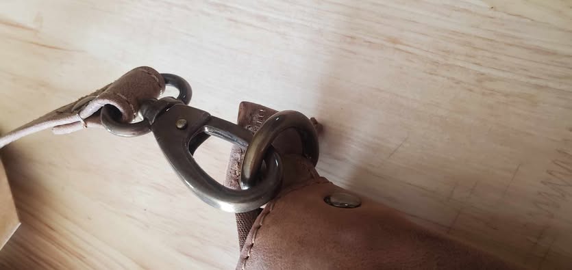 Sac en cuir de vachette tréssé 20831