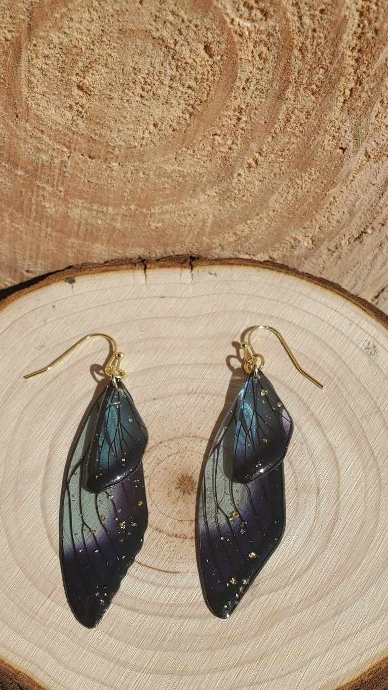 Boucles d'oreilles ail de fée