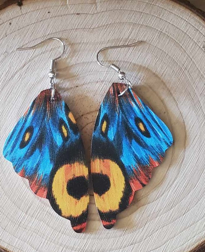 Boucles d'oreilles ailes de papillon