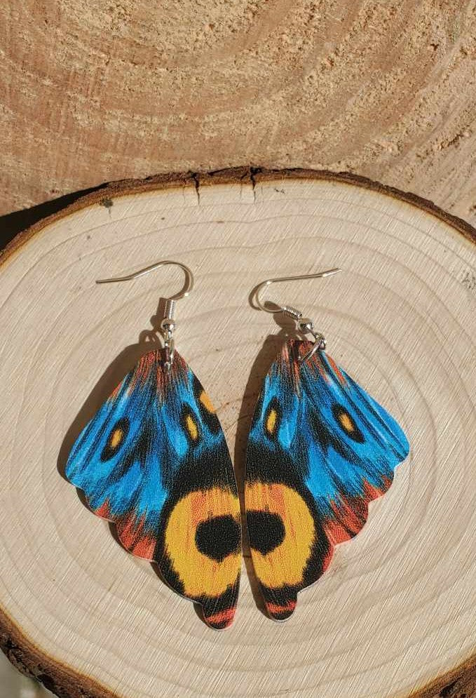 Boucles d'oreilles ailes de papillon