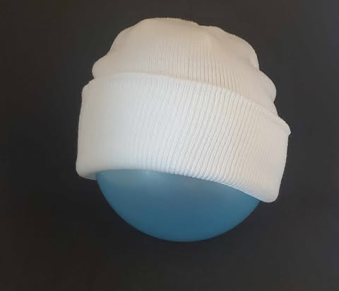 Bonnet simple blanc