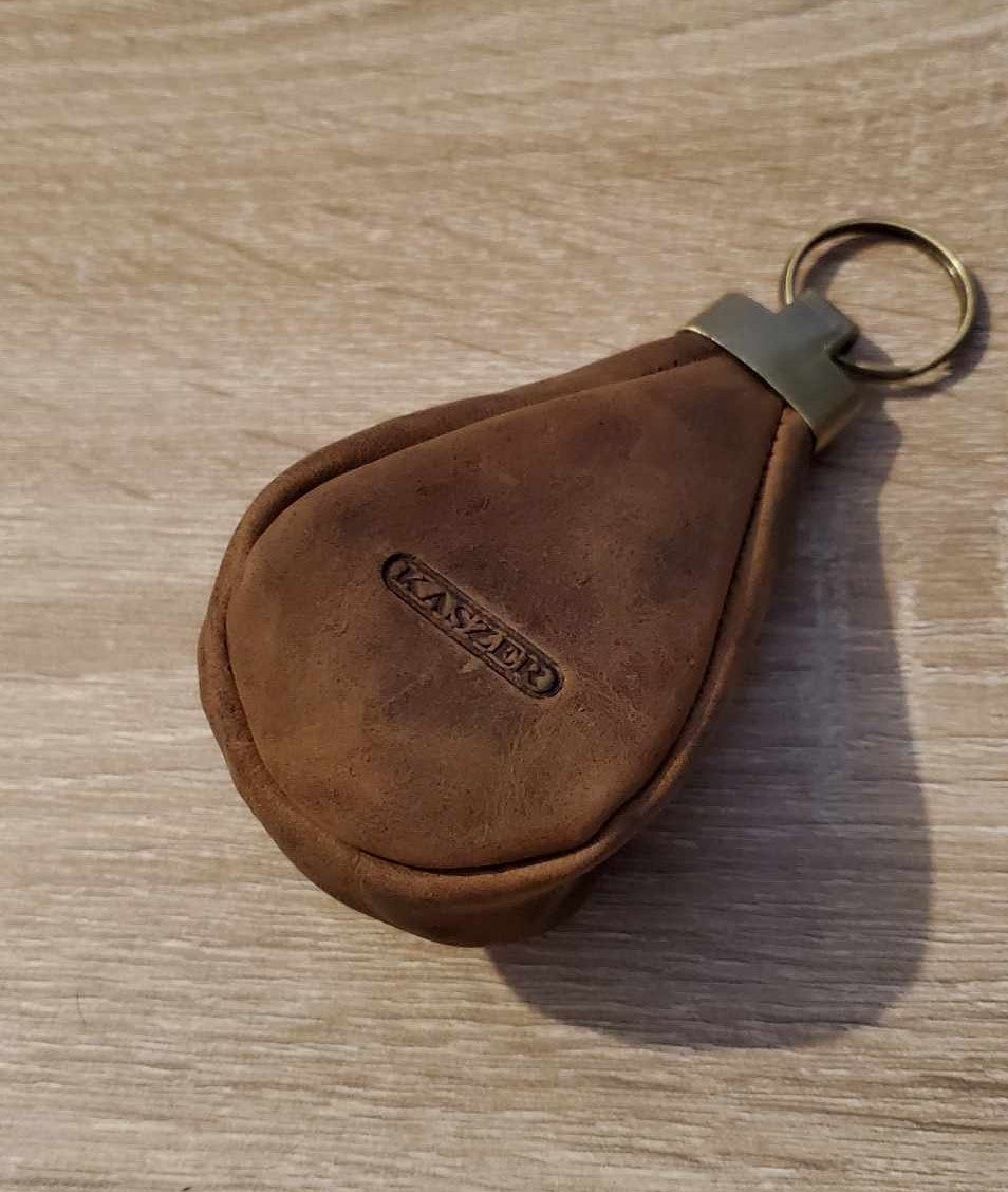 Porte clefs range clefs et monnaie en cuir de vachette 580704