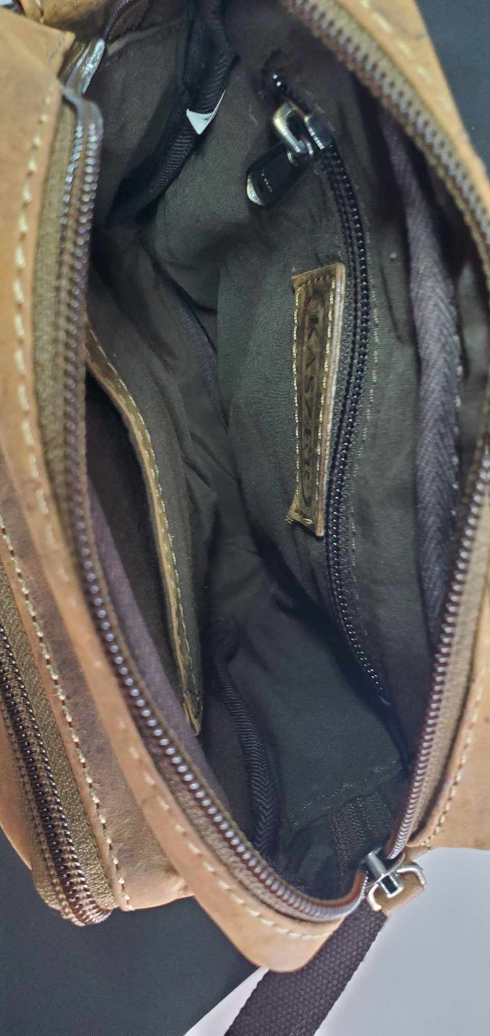 Sacoche en cuir de vachette 20691