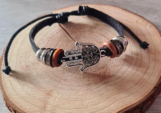 Bracelet imitation cuir