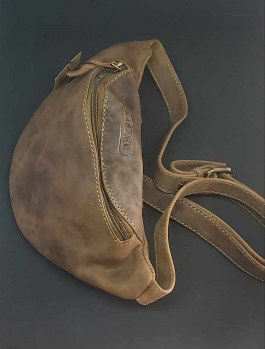 Banane classique en cuir de vachette 555604