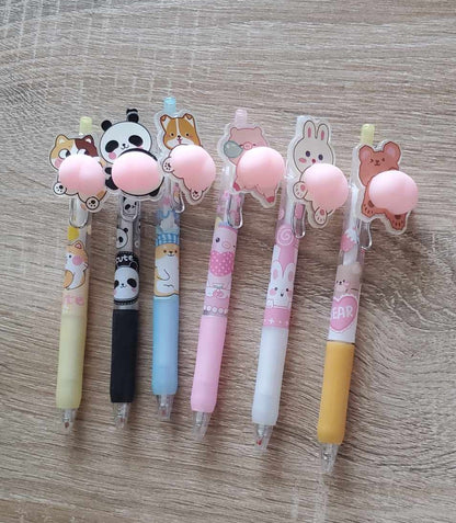 Stylo animal à popotin