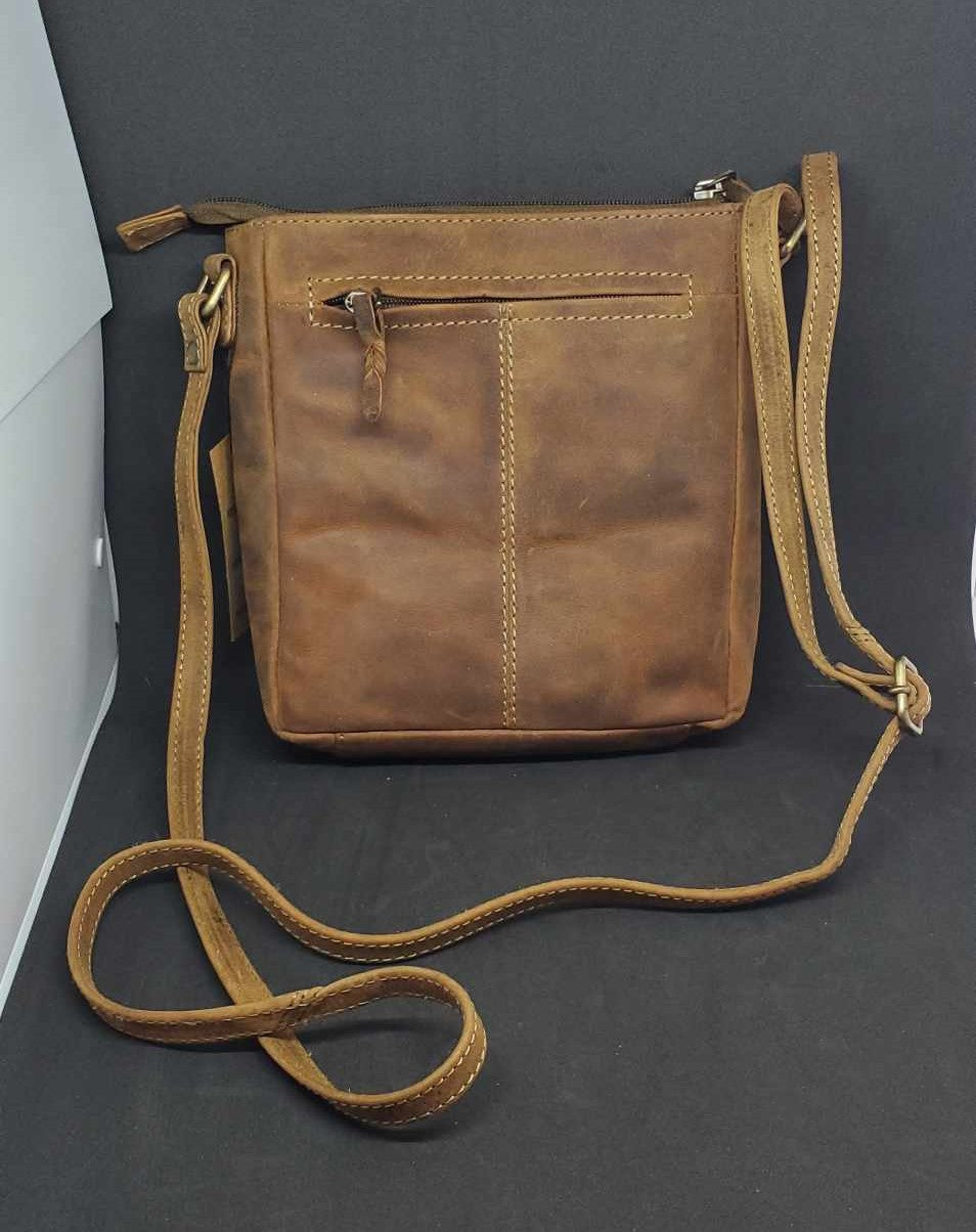 Sacoche bandoulière en cuir de vachette 20616