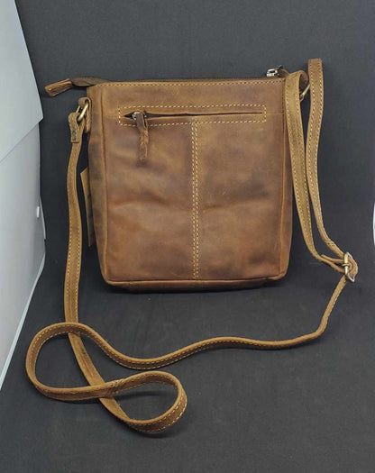 Sacoche bandoulière en cuir de vachette 20616