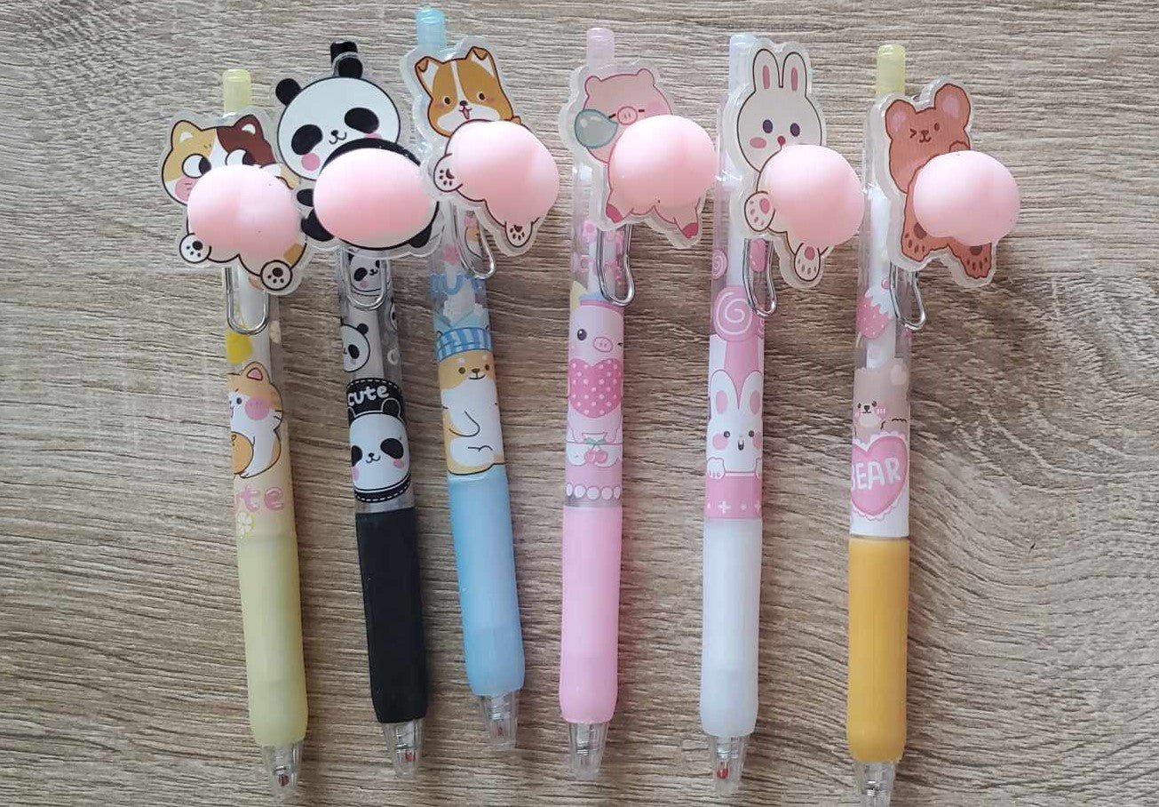 Stylo animal à popotin