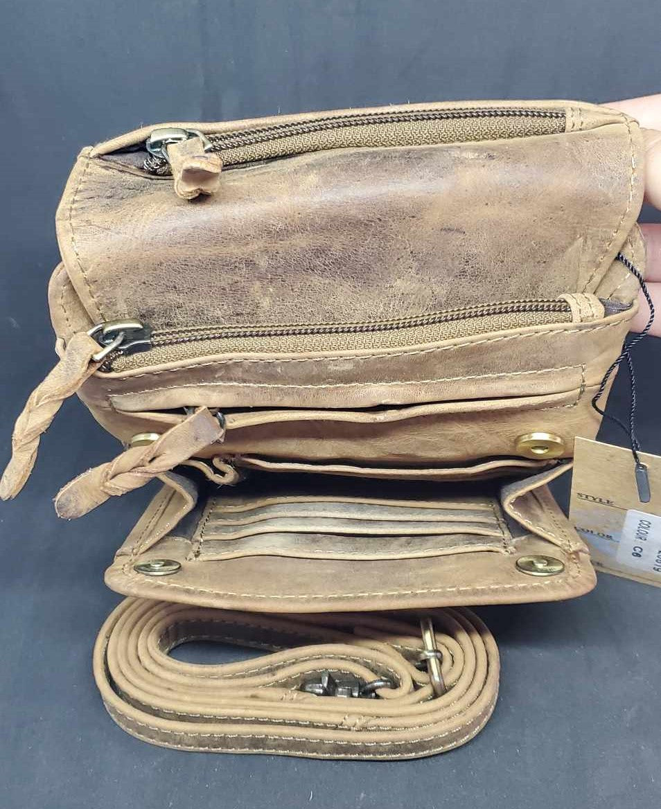 Petit sac bandoulière en cuir 20619