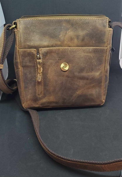 Sac multipoche en cuir de vachette 20826
