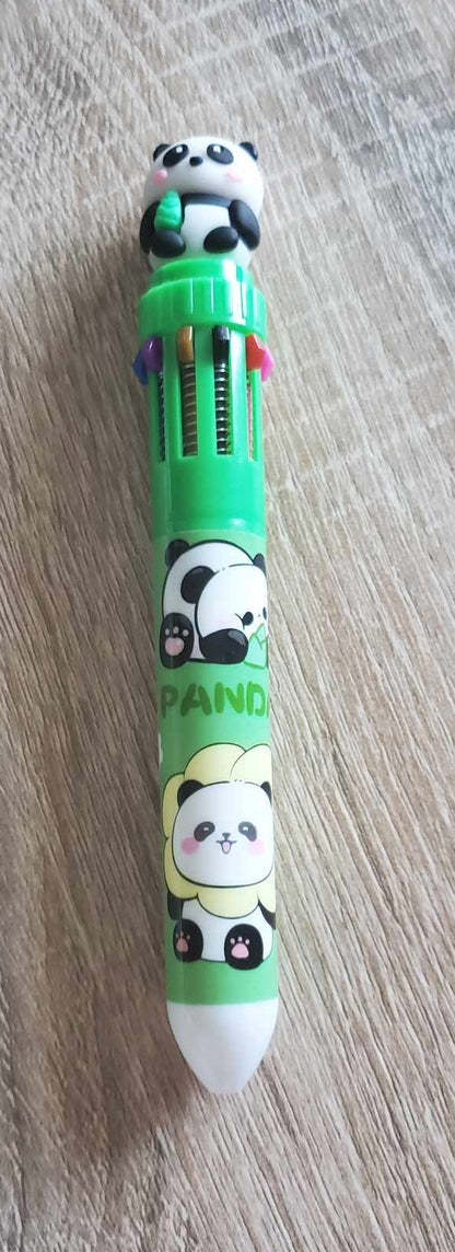 Stylos panda 10 couleurs