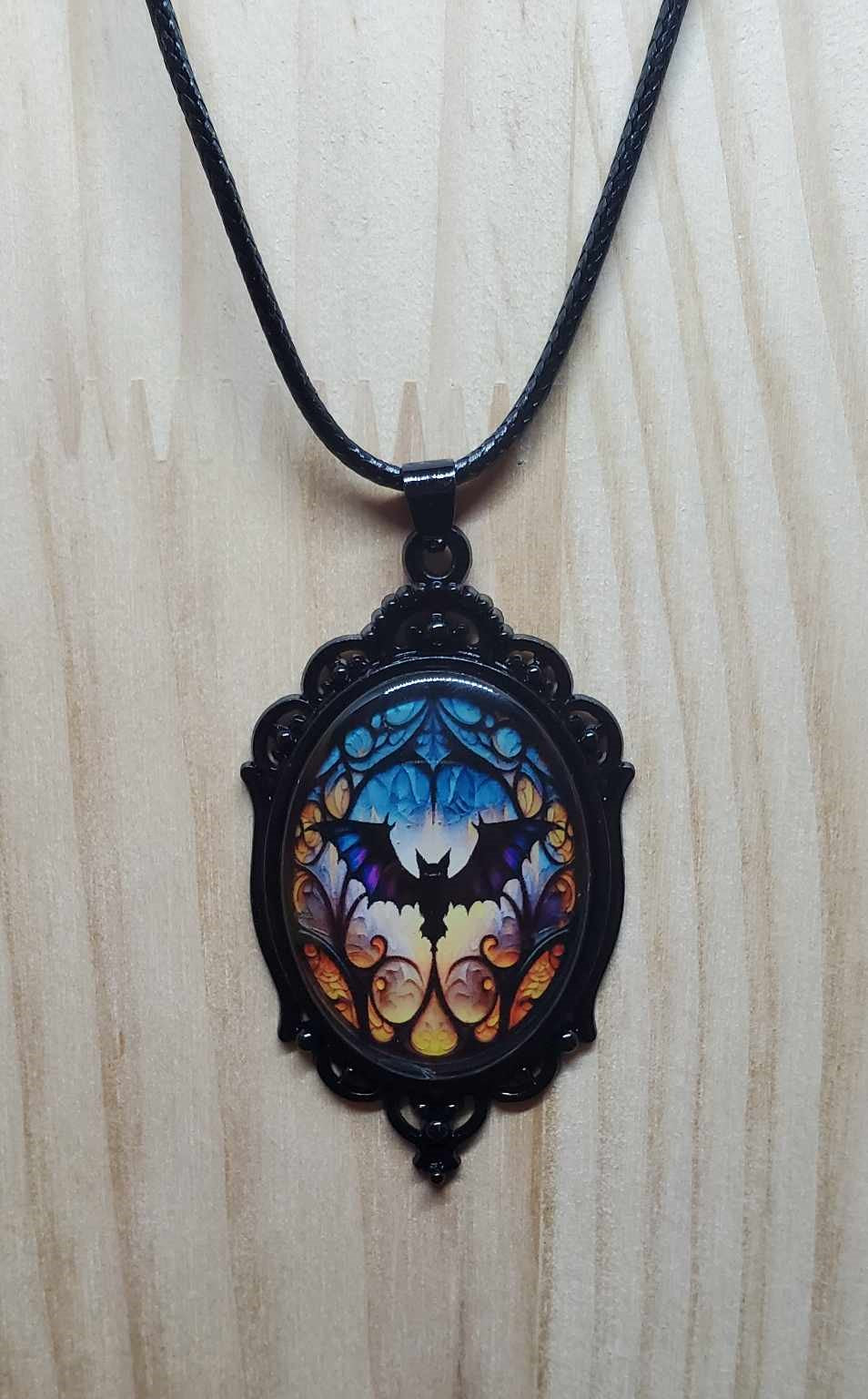 Collier en verre motifs halloween