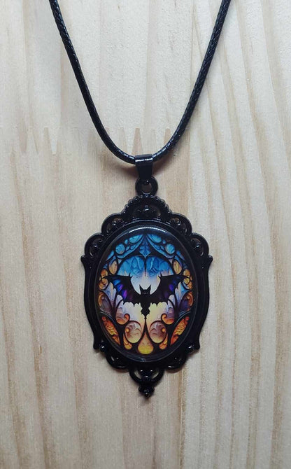 Collier en verre motifs halloween