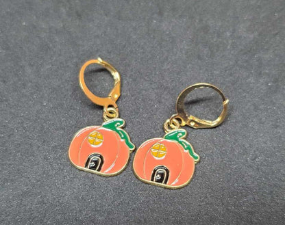 Boucles d'oreilles citrouilles