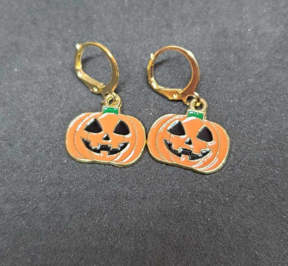 Boucles d'oreilles citrouilles