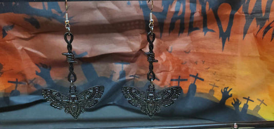 Boucles d'oreilles pendantes de la mort