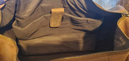 Sac week-end en cuir de vachette 20846