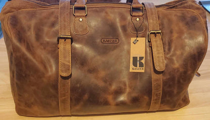 Sac de voyage en cuir de vachette 20687