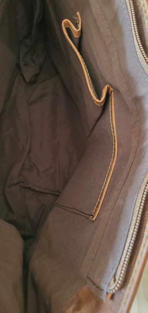 Sac en cuir de vachette tréssé 20831
