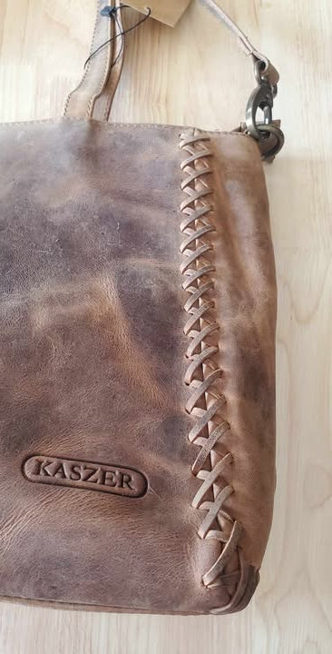 Sac en cuir de vachette tréssé 20831