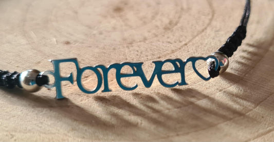 Bracelet symbole en acier inoxydable