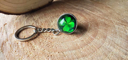 Porte-clé trèfle à quatre feuilles