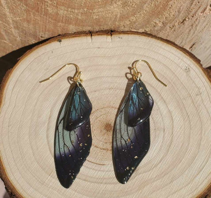 Boucles d'oreilles ail de fée