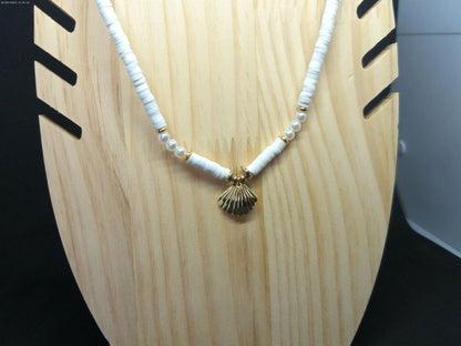 Collier coquillage thème de la mer