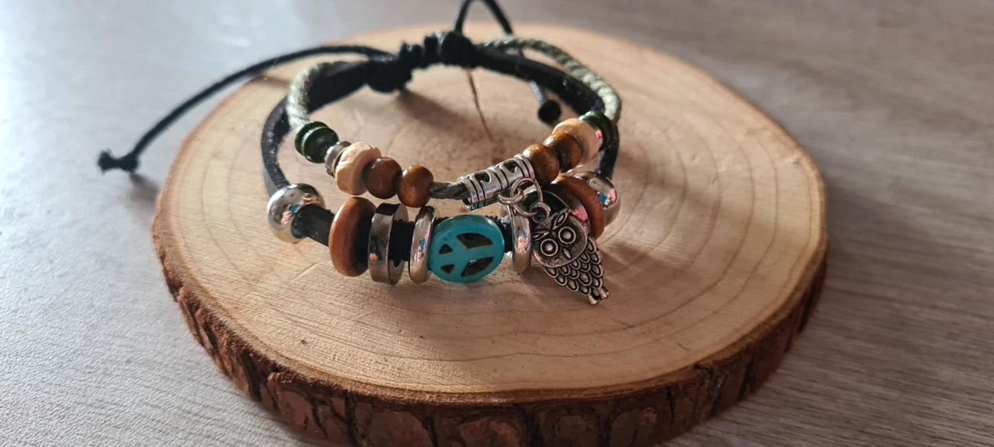 Bracelet imitation cuir