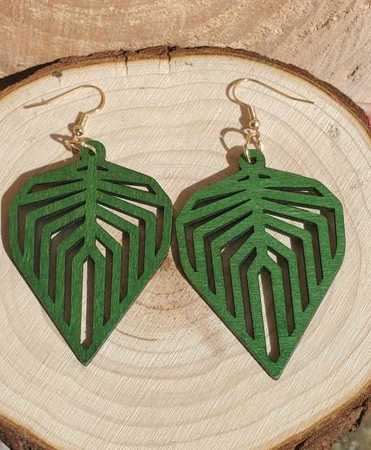 Boucles d'oreilles feuilles
