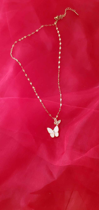 Collier Mariposa en acier inoxydable