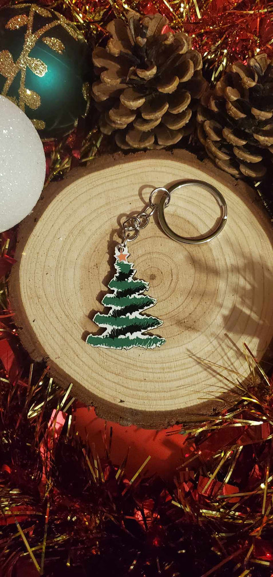 Porte clefs sapin