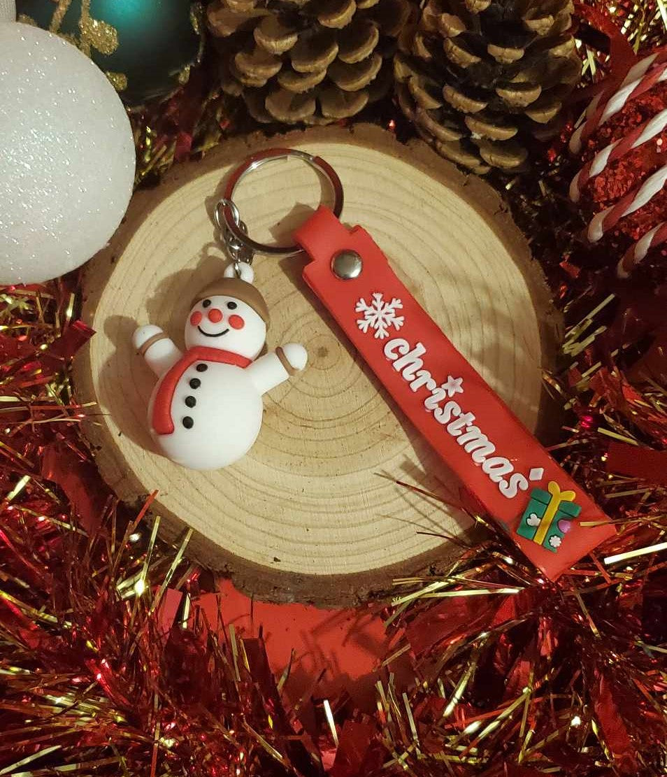 Porte clefs bonhomme de neige