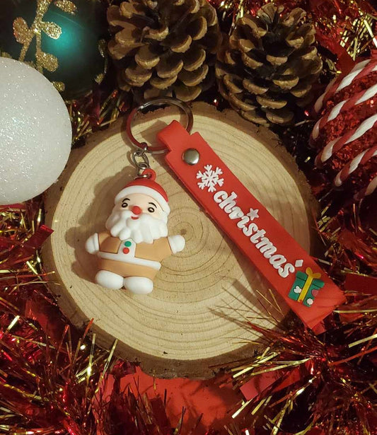 Porte clefs père noël