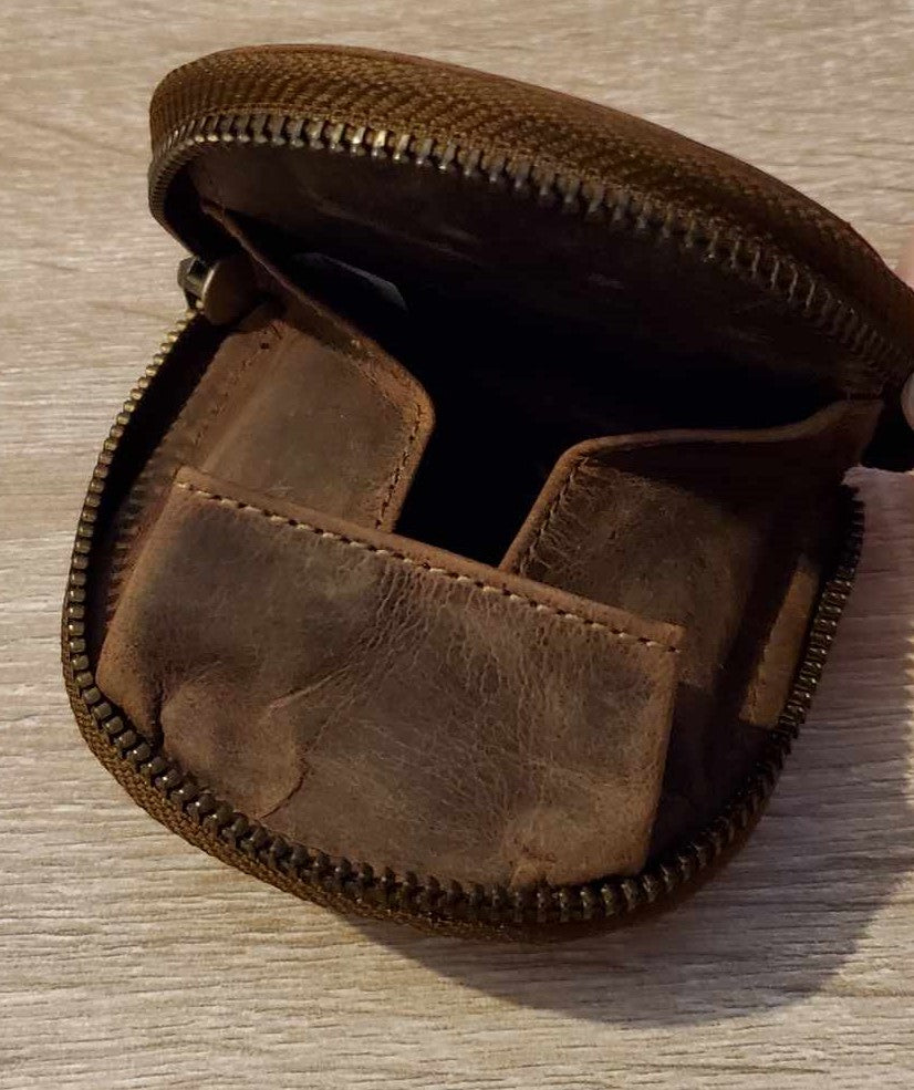 Petit portemonnaie en cuir de vachette 581904