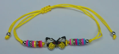 Bracelet papillon original strass