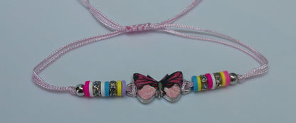 Bracelet papillon original strass