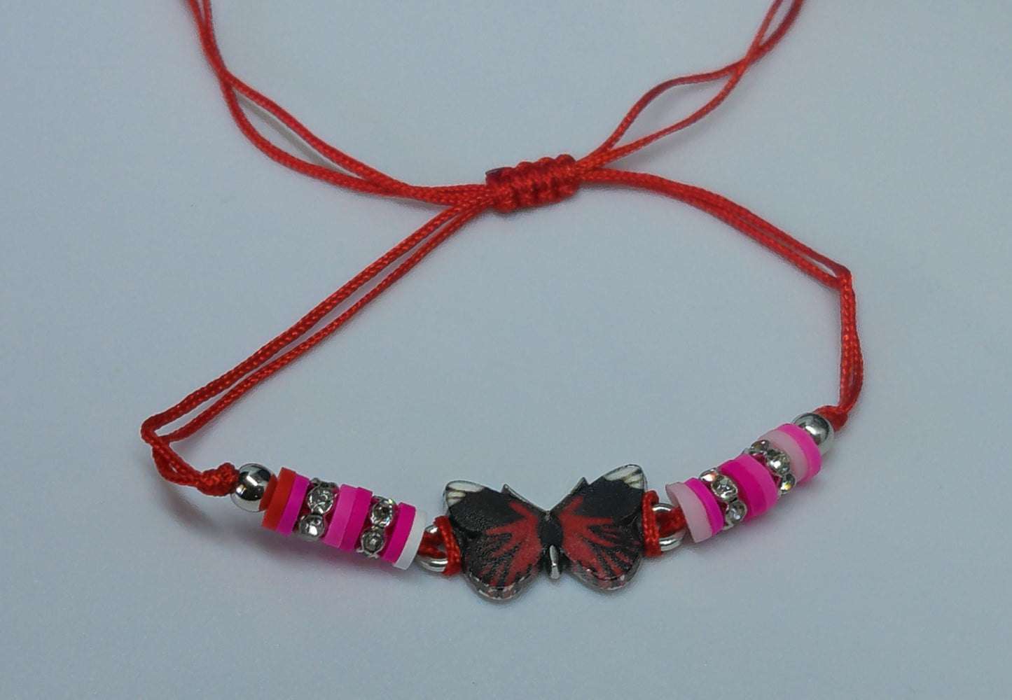 Bracelet papillon original strass