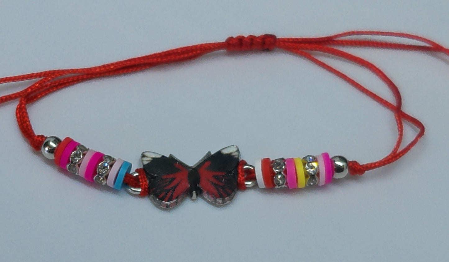 Bracelet papillon original strass