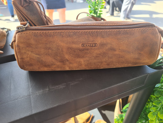 Trousse en cuir de vachette