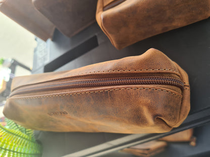 Trousse en cuir de vachette