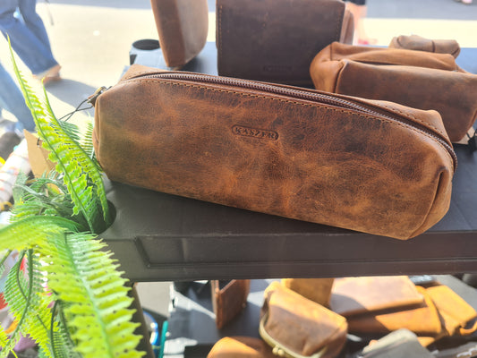 Trousse en cuir de vachette